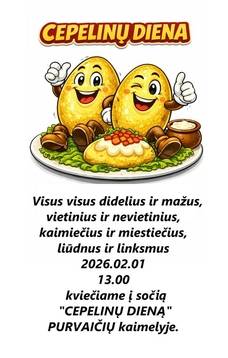 Cepelinų diena Purvaičiuose