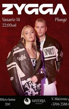 Grupės „ZYGGA“ koncertas| Valentinas Plungėje