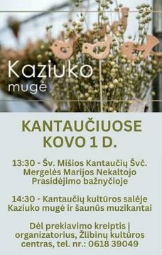 Kaziuko mugė Kantaučiuose