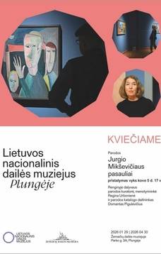 Parodos „Jurgio Mikševičiaus pasauliai“ pristatymas.
