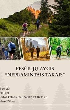 Pėsčiųjų žygis „Nepramintais takais“