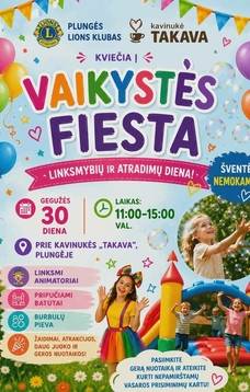 Vaikystės fiesta - linksmybių ir atradimų diena