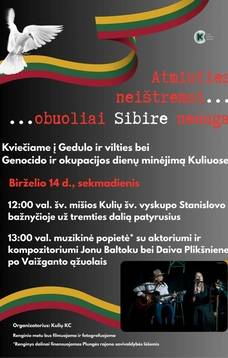 Gedulo ir vilties diena Kuliuose
