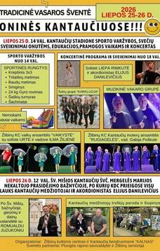 Tradicinė vasaros šventė - Oninės Kantaučiuose