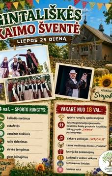 Gintališkės kaimo šventė