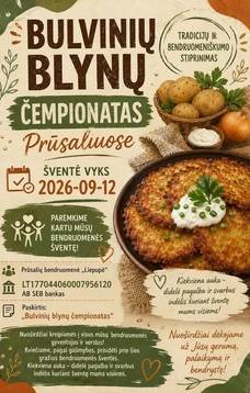 Bulvinių blynų čempionatas Prūsaliuose