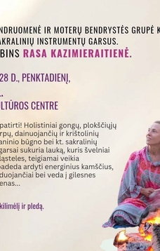 Sakralinių instrumentų garsai su Rasa Kazimieraitiene
