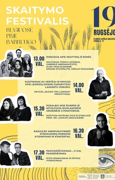Skaitymo festivalis ,,RUGIUOSE PRIE BABRUNGO''