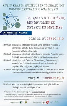 85-osios Kulių žydų bendruomenės netekties metinės 