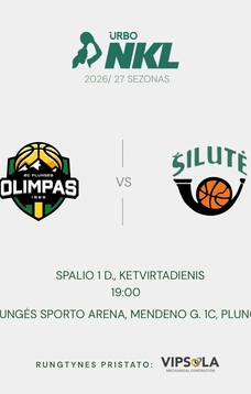  NKL. Plungės Olimpas – Šilutės Šilutė-PDS.lt