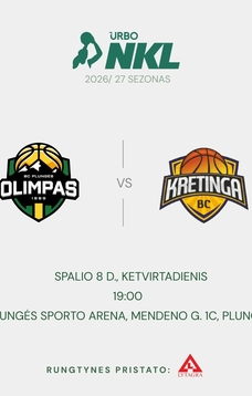 NKL. Plungės Olimpas – Kretingos Kretinga-FlexBlow