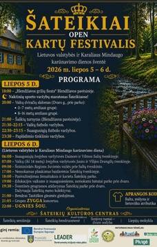 Kartų festivalis Šateikiuose. Lietuvos valstybės ir Karaliaus Mindaugo karūnavimo dienos šventė.