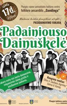 Pasidainavimo vakaras „Padainiousu dainuškelė“
