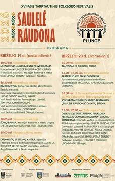 XVI-asis tarptautinis folkloro festivalis „Saulelė raudona“