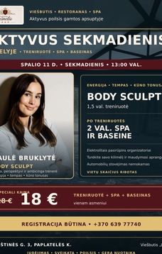 AKTYVUS SEKMADIENIS LINELYJE – „BODY SCULPT“ SU SAULE