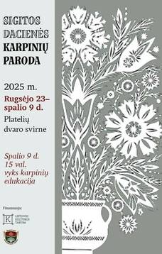 Karpinių edukacinis užsiėmimas