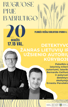 RUGIUOSE PRIE BABRUNGO „Detektyvo žanras lietuvių ir užsienio autorių kūryboje“ 