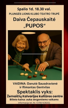 Spektaklis „Pupos“