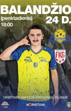 Futbolo varžybos FK Babrungas v Garliava