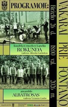 VAKARAS PRIE FONTANO su „Rokunda“