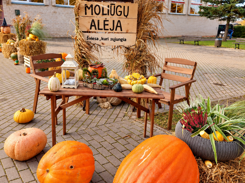 Moliūgų alėja - šviesa, kuri sujungia!