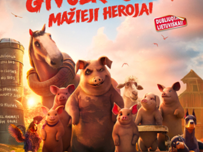 Kino filmas „Gyvulių ūkis: Mažieji herojai“