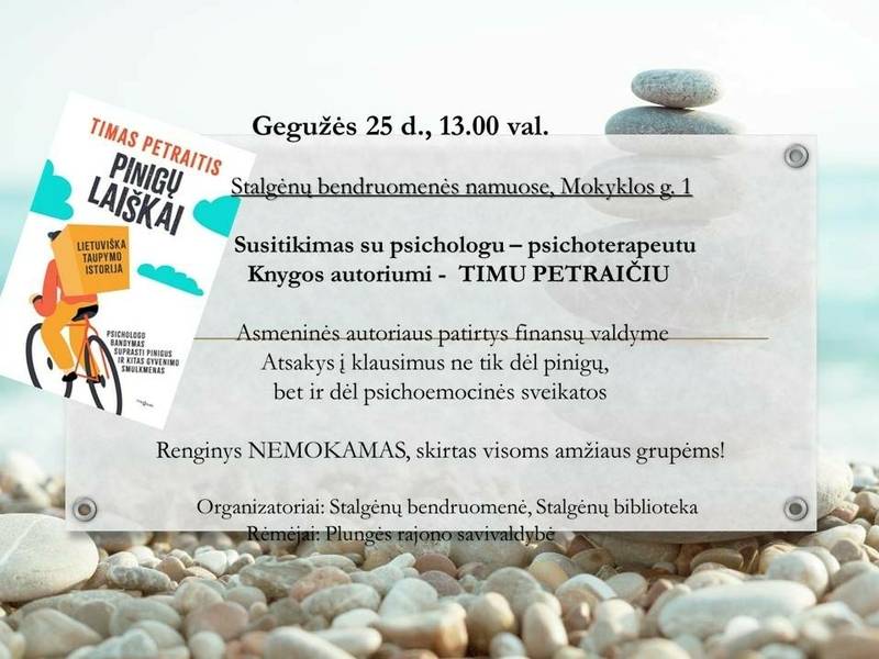 Susitikimas su psichologu - psichoterapeutu Timu Petraičiu