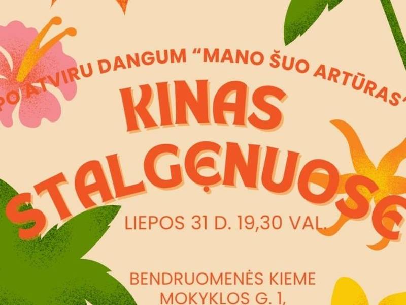 Kinas po atviru dangum Stalgėnuose