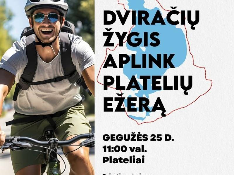 Fahrradtour rund um den Platelia-See