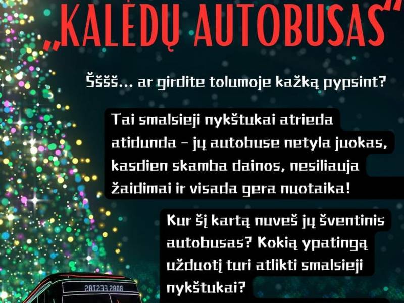 Kalėdų autobusas Milašaičiuose 