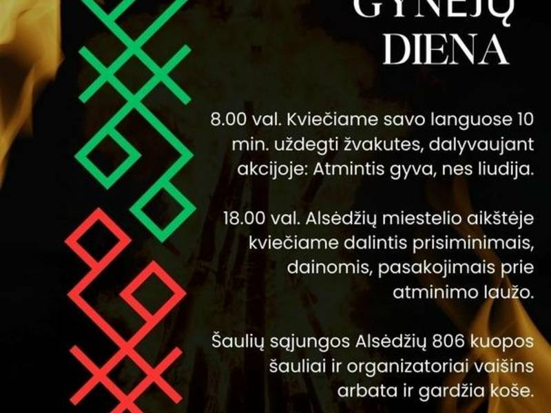 Laisvės gynėjų dienos minėjimas Alsėdžiuose