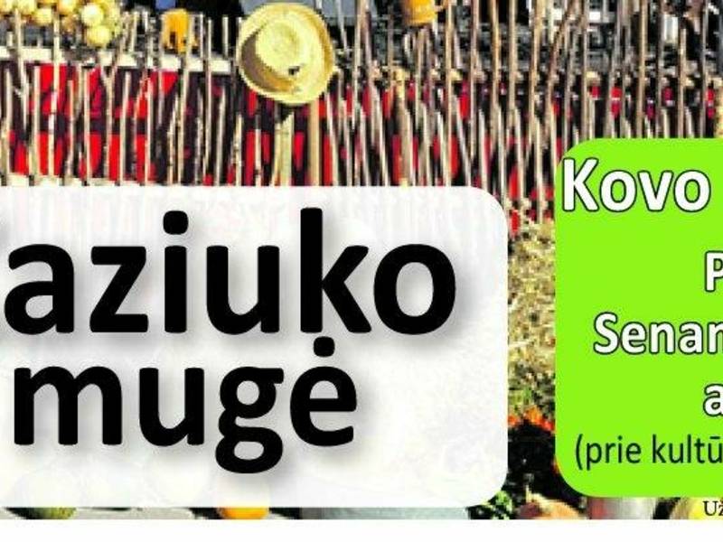 Kaziuko mugė Plungės Senamiesčio aikštėje