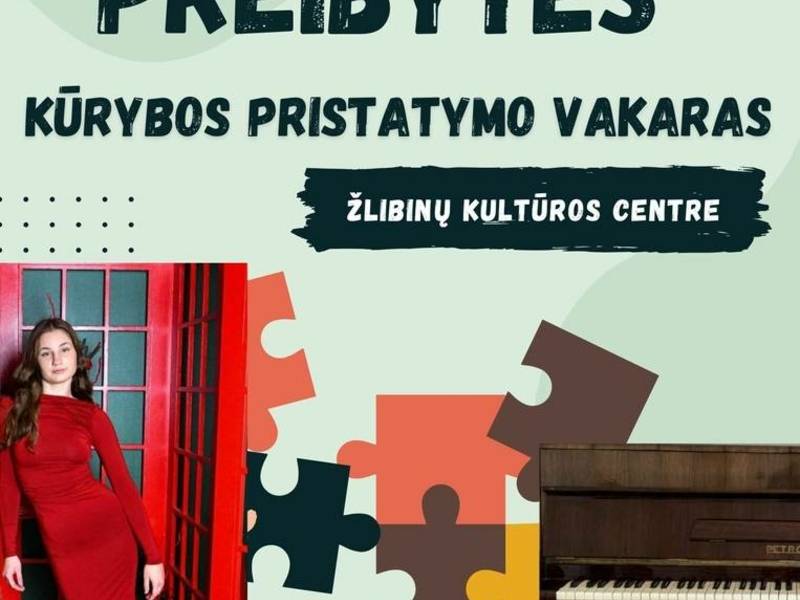 Monikos Preibytės kūrybos pristatymo vakaras