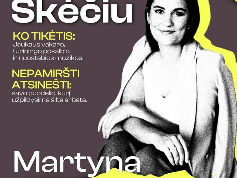 Po vienu skėčiu su Martyna Domarkaite