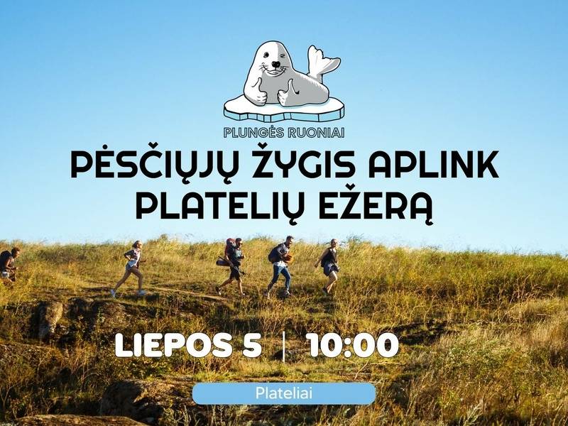 Pėsčiųjų žygis aplink Platelių ežerą