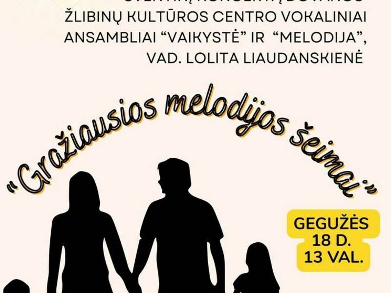 Koncertas, skirtas šeimos dienai Žlibinuose