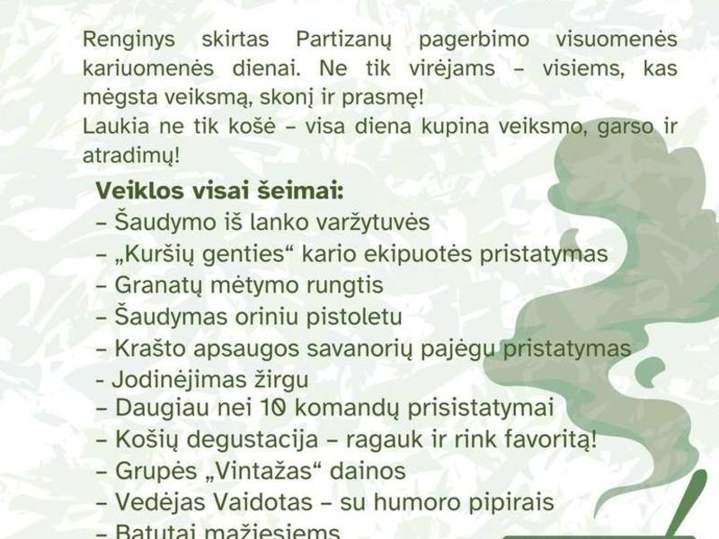 Kareiviškos košės virimo čempionatas | Alsėdžiai 2024