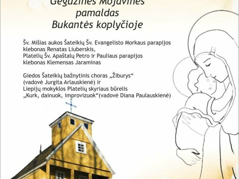 Gegužinės Mojavinės pamaldos Bukantės koplyčioje