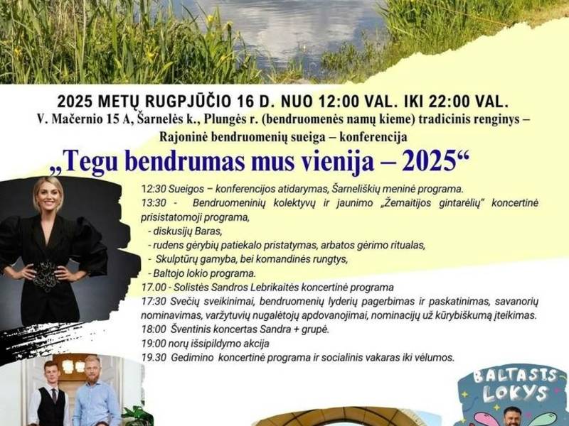 Rajoninė bendruomenių sueiga - konferencija „Tegu bendrumas mus vienija - 2025“