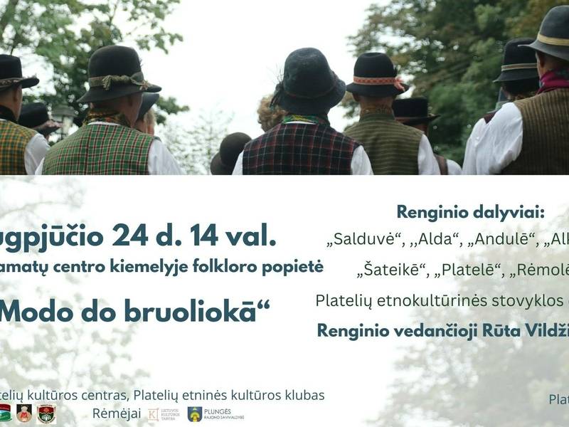 Folkloro popietė ,,Modo du bruoliokā”
