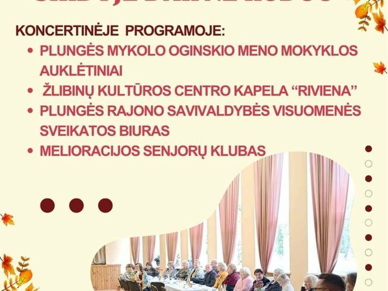 Senjorų popietė „Širdyje dar ne ruduo“