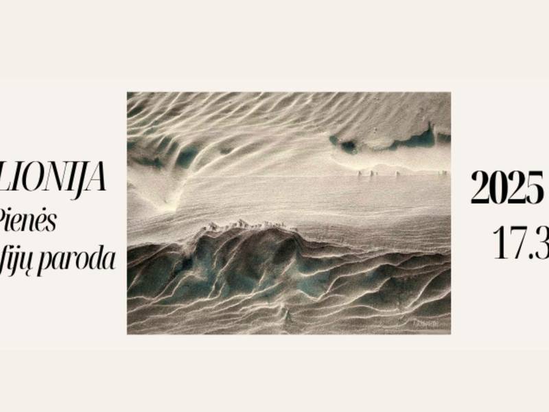 ČIURLIONIJA. Rasos Pienės fotografijų parodos atidarymas.