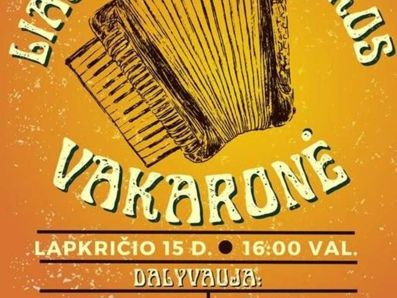 Liaudiškos muzikos vakaronė