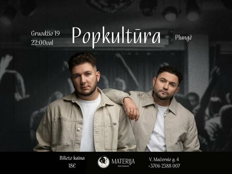 Grupės „Popkultūra“ koncertas
