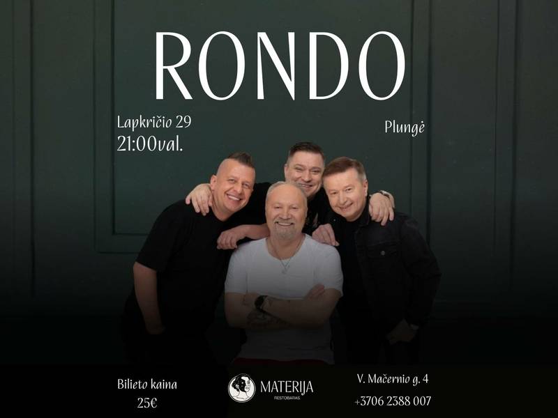 Grupės „RONDO“ koncertas