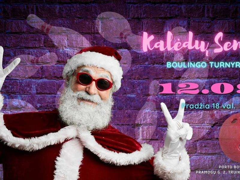 Kalėdų senelio boulingo turnyras