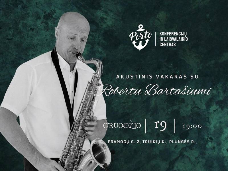 Akustinis vakaras su Robertu Bartašiumi