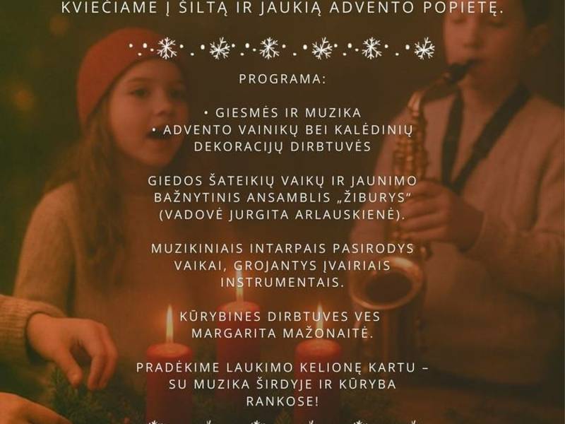 Advento popietė Šateikiuose