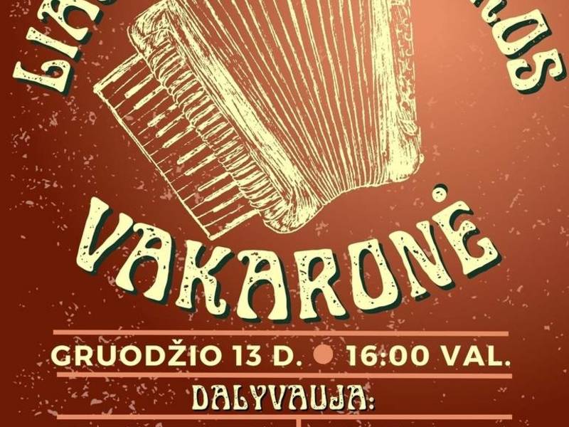 Liaudiškos muzikos vakaronė