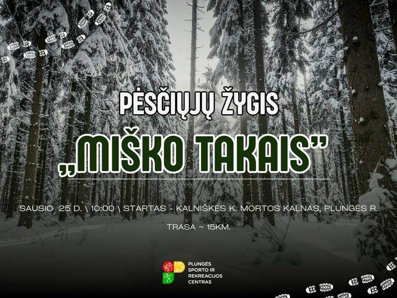 Pėsčiųjų žygis „Miško takais“